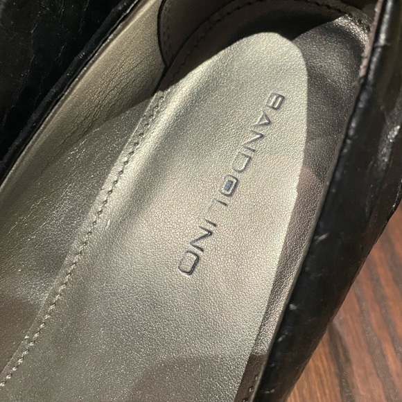 BANDOLINO BLACK WEDGES - Picture 3 of 3